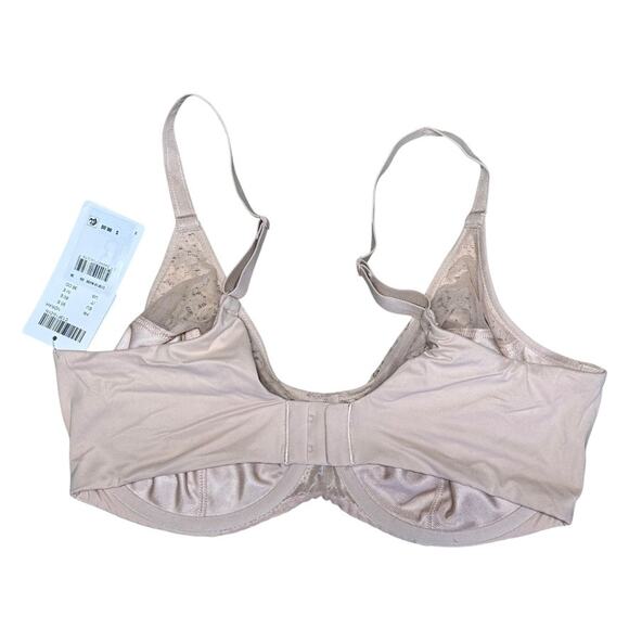 Chantelle Norah Comfort Underwire Nude Blush Bra 36E / 36DDD NWT - Picture 6 of 9